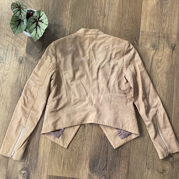 Joie || ‘Libertini’ Cropped Leather Moto Jacket - Picture 7 of 12